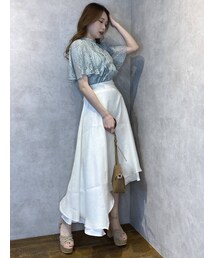 dazzlin | シアージャカードイレヘムスカ-ト(スカート)