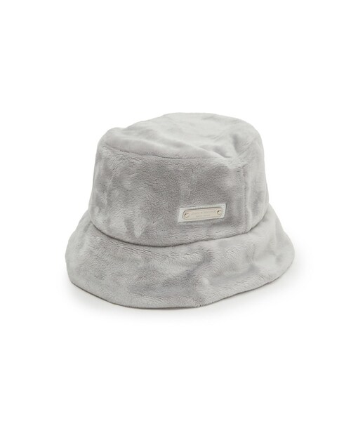 ROPE'（ロペ）の「ボアフリースハット/Oggi掲載（ハット・レディース・ブラック/グレー/ホワイト・F）」の7枚目の写真