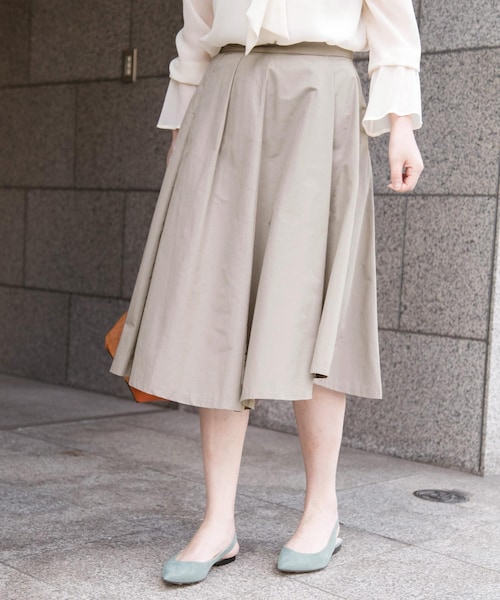ランダムタックフレアースカート∴