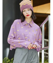 jouetie | バタフライエンブロイダリーシャツ(シャツ/ブラウス)