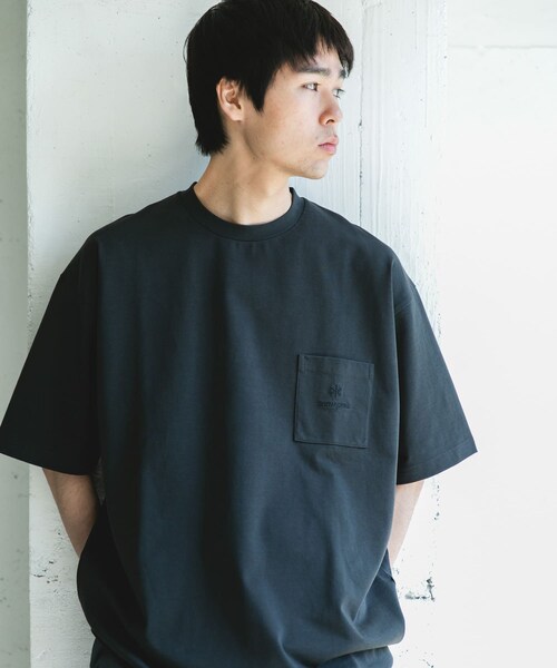 URBAN RESEARCH DOORS(アーバンリサーチドアーズ)の「『別注』Snow Peak Apparel×DOORS POCKET LOGO SHORT-SLEEVE T-SHIRTS(Tシャツ/カットソー・メンズ・WHITE/BLUEGRAY/FOLIAGE/CHARCOAL・M/L/XL)」の20枚目の写真