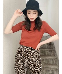 GYDA | ハーフスリーブニットTOPS(ニット/セーター)