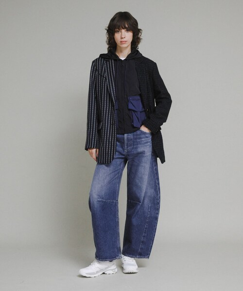 URBAN RESEARCH（アーバンリサーチ）の「別注LOGO JK（テーラードジャケット・レディース・NAVY・Free）」の4枚目の写真