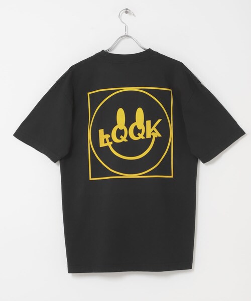URBAN RESEARCH(アーバンリサーチ)の「LQQK Studio SMILEY LOGO POCKET TEE(Tシャツ/カットソー・メンズ・BLACK・M/L/XL)」の9枚目の写真