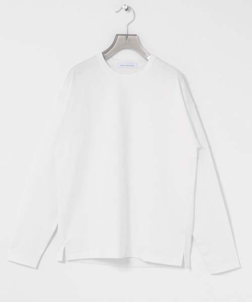 URBAN RESEARCH（アーバンリサーチ）の「コットンナイロンスムージーロングスリーブ（Tシャツ/カットソー・メンズ・WHITE/BEIGE/GRAY/BLACK・S/M/L）」の13枚目の写真