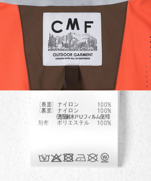 EKAL（エカル）の「CMF OUTDOOR GARMENT　DRIZZLER JK COEXIST BRIGHT（ブルゾン・メンズ・BLACK/D.BROWN・M/L）」の8枚目の写真