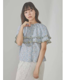 merry jenny | flowerケープブラウス(シャツ/ブラウス)