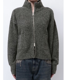 EMODA | 【WEB限定】ルーズハイネックリブニット(カーディガン/ボレロ)