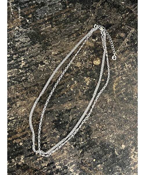 EMODA（エモダ）の「ダブルチェーン2WAYネックレス（ネックレス・レディース・シルバー/ゴールド・F）」の3枚目の写真