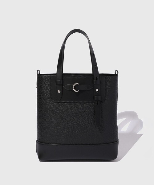 ADAM ET ROPE'(アダムエロペ)の「【Maison Margiela/メゾン マルジェラ】SHOPPING VERTICAL MINI(ショルダーバッグ・メンズ・ブラック・F)」の3枚目の写真