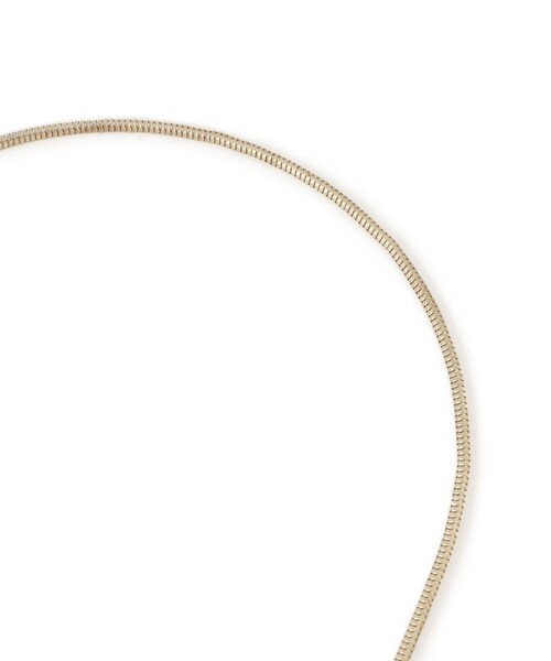 ADAM ET ROPE'(アダムエロペ)の「【EO(イオ)】Loop tie necklace(ネックレス・レディース・シルバー・F)」の10枚目の写真