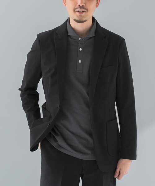 URBAN RESEARCH DOORS（アーバンリサーチドアーズ）の「『イージーケア』LIFE STYLE TAILOR　シアサッカーコンフォータブルジャケット（その他アウター・メンズ・BLACK/NAVY・S/M/L/XL）」の20枚目の写真