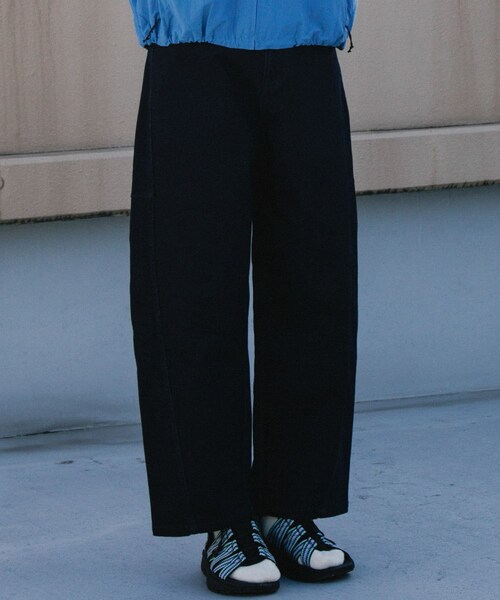 EKAL（エカル）の「『吸水速乾/イージーケア』coolmax カーブラインデニムパンツ（デニムパンツ・レディース・O.W/USED・S/M）」の17枚目の写真