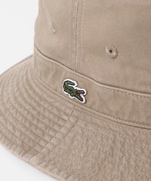 URBAN RESEARCH Sonny Label（アーバンリサーチサニーレーベル）の「LACOSTE　バケットハット（ハット・レディース・NOIR/BLANC/VIENNOS/MARINE・FREE）」の12枚目の写真