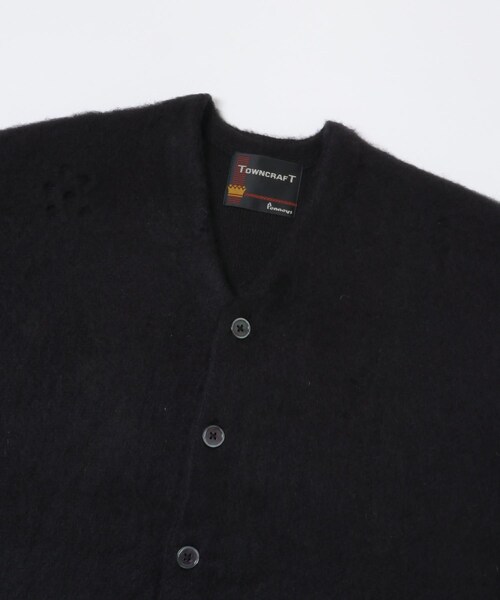 URBAN RESEARCH（アーバンリサーチ）の「TOWNCRAFT　D SOLID SHAGGY CARDIGAN（カーディガン/ボレロ・メンズ・BLACK・M/L）」の4枚目の写真