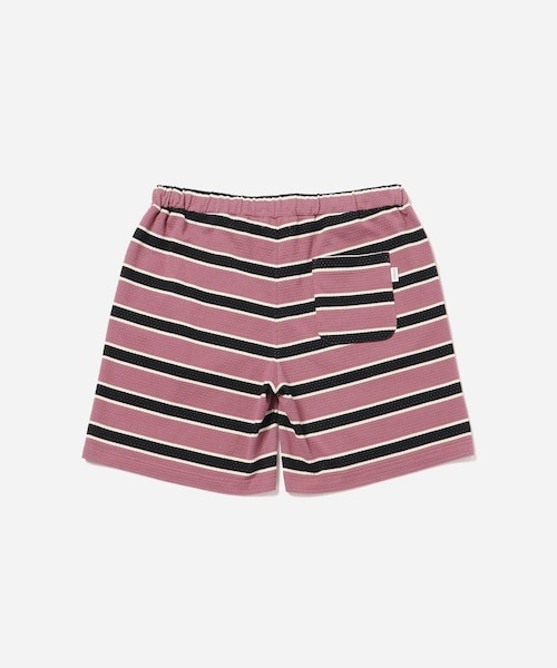 Saturdays NYC(サタデーズ ニューヨークシティ )の「Mesh Border Stripe Shorts(その他パンツ・レディース・ライトグリーン/パープル・L/M/S/XL)」の10枚目の写真