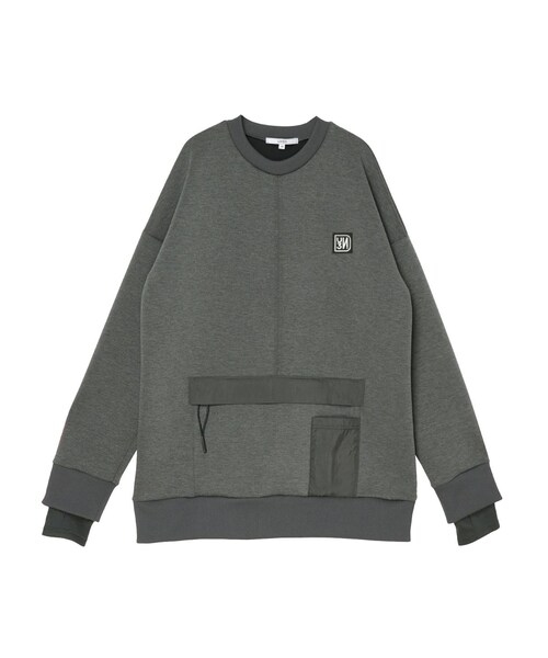UN3D スクエアロゴビッグプルオーバー UN3D.(アンスリード)の「SQUARE LOGO BIG PULLOVER【ユニ