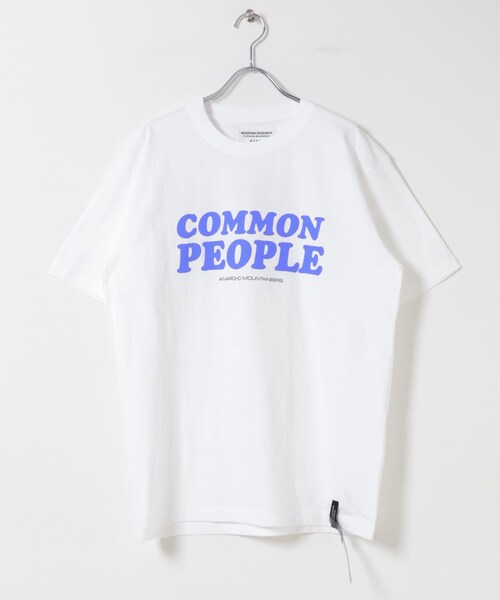 EKAL(エカル)の「mountain research Common People(Tシャツ/カットソー・メンズ・White/Red/Charcoal・M/L/XL)」の5枚目の写真
