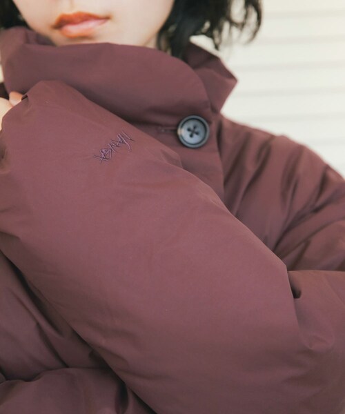 URBAN RESEARCH DOORS（アーバンリサーチドアーズ）の「『別注』NANGA×DOORS　STANDCOLLAR DOWN JACKET（その他アウター・レディース・BORDEAUX/MOCHA/BLACK・One）」の16枚目の写真