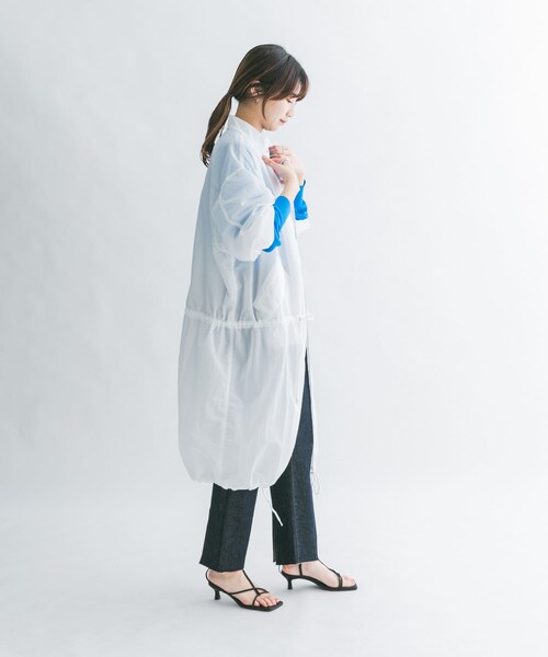 KBF（ケイビーエフ）の「ナイロンモッズコート（モッズコート・レディース・OFF/D.KHAKI・one）」の10枚目の写真