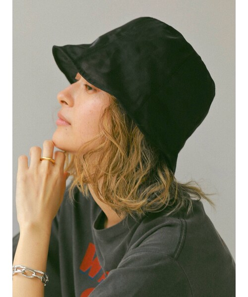 Ungrid（アングリッド）の「シアーバケットハット（ハット・レディース・ブラック/ブラウン・F）」の4枚目の写真