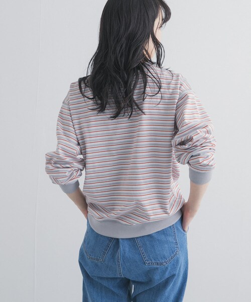 URBAN RESEARCH DOORS(アーバンリサーチドアーズ)の「DANTON SWEAT T-SHIRTS(スウェット・レディース・BLUEGRY/GREYRED・S)」の17枚目の写真
