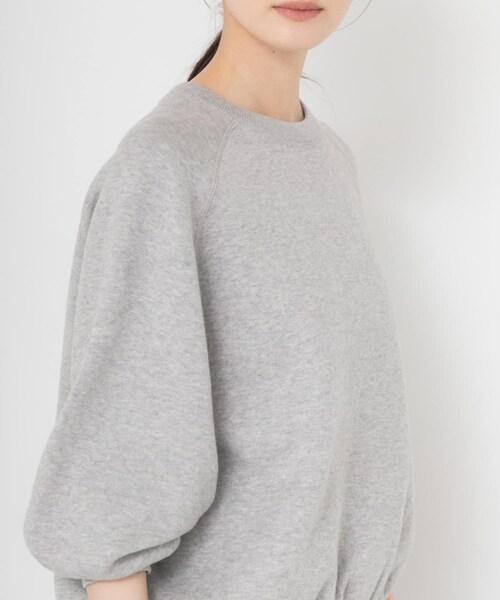 URBAN RESEARCH(アーバンリサーチ)の「コットンカシミヤスウェットニット(ニット/セーター・レディース・OFF WHITE/GRAY/DRK NAVY・Free)」の15枚目の写真