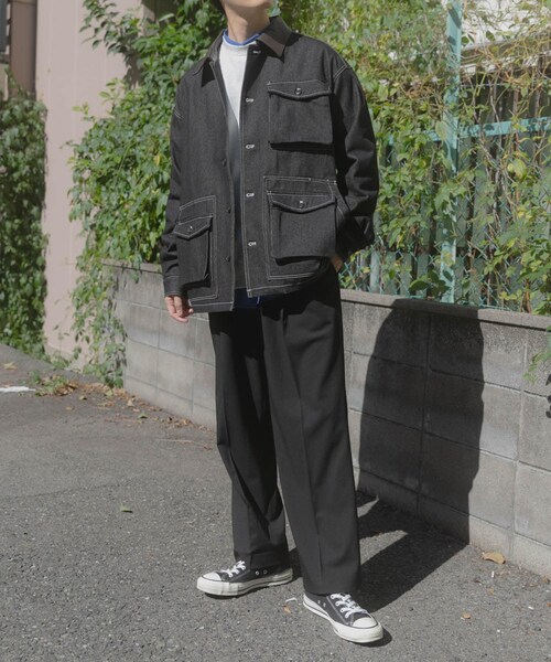 ITEMS URBANRESEARCH（アイテムズ アーバンリサーチ）の「カバーオールジャケット（カバーオール・メンズ・NVY/BLK/BEG/OLV/BGD・M/L）」の10枚目の写真