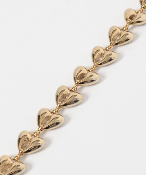 URBAN RESEARCH ROSSO（アーバンリサーチロッソ）の「in mood　HEART LINK -necklace（ネックレス・レディース・sv/gd・-）」の9枚目の写真