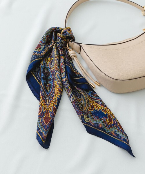 RODE SKO（ロデスコ）の「アソート柄スカーフ（バンダナ/スカーフ・レディース・GREEN/L.BLUE/YELLOW/NAVY・one/One）」の3枚目の写真