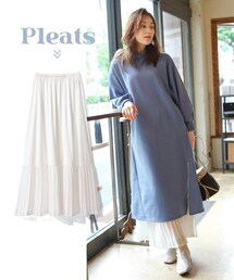 nissen | 大きいサイズアレンジを楽しむつけ裾（ロング丈）(スカート)