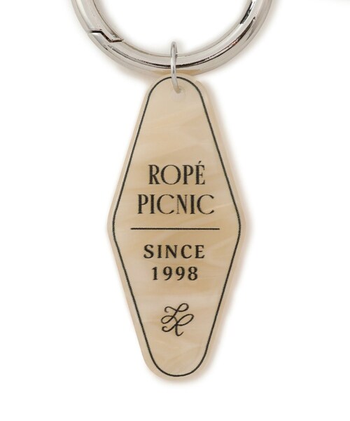 ROPE' PICNIC（ロペピクニック）の「プレート付きバッグチャーム（キーホルダー・レディース・ブラック系/ゴールド/シルバー・F）」の10枚目の写真