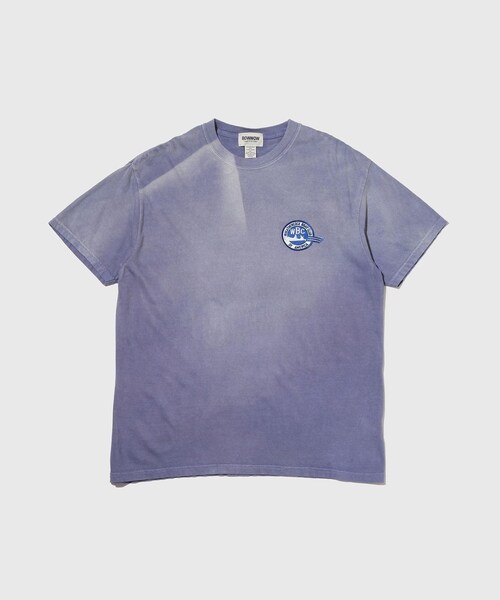 ADAM ET ROPE'(アダムエロペ)の「【BOWWOW/バウワウ】BOAT CLUB TEE AGING(Tシャツ/カットソー・メンズ・ネイビー・L/M/XL)」の2枚目の写真