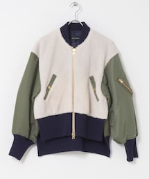 URBAN RESEARCH | STUMBLY　Boa / Quilted MA-1 Combination(MA-1)