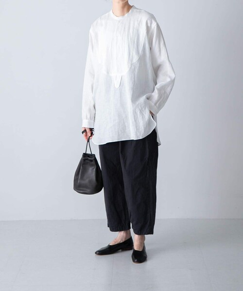 かぐれ（カグレ）の「コットンクロップドパンツ（その他パンツ・レディース・OFF/BEIGE/BLACK・Free）」の15枚目の写真