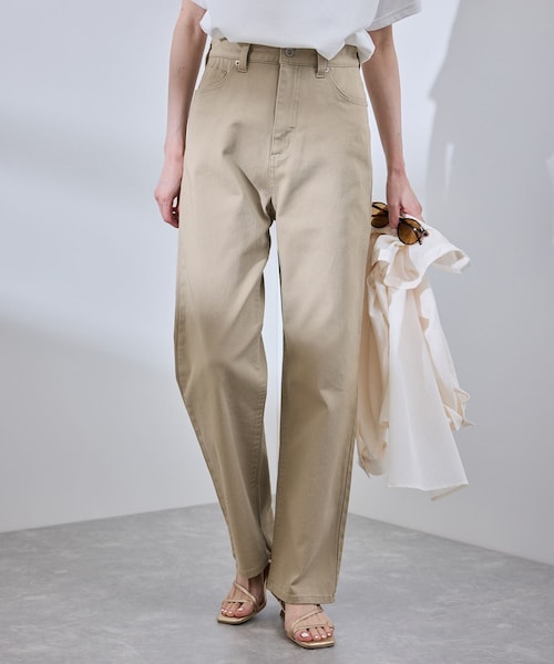 ROPE' PICNIC（ロペピクニック）の「【新色追加】【ウエスト革命デニム】ウエストシェイプハイライズマムジーンズ（デニムパンツ・レディース・ピンク/ベージュ・36/38/40）」の13枚目の写真