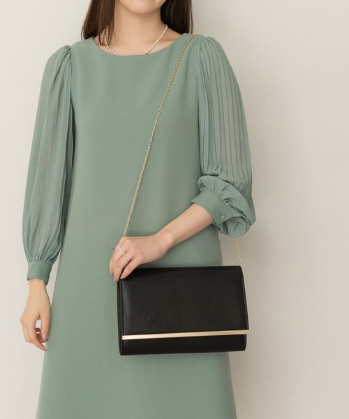 RODE SKO（ロデスコ）の「サブバッグ付3WAYパーティクラッチ（クラッチバッグ・レディース・BLACK/GOLD/SILVER・one）」の6枚目の写真