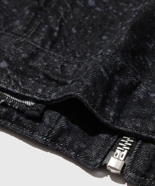 ADAM ET ROPE'(アダムエロペ)の「【Etudes Studio/エチュードストゥディオ】SLIM DENIM JACKET DOTTED(デニムジャケット・メンズ・ブラック・L/M/S)」の15枚目の写真