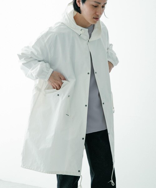 ITEMS URBANRESEARCH（アイテムズ アーバンリサーチ）の「オーバーサイズモッズコート（モッズコート・メンズ・KHK/OFF/BLK・M/L）」の5枚目の写真
