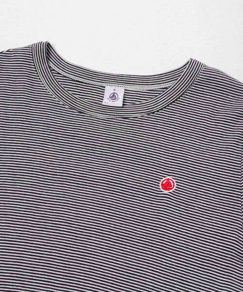 URBAN RESEARCH DOORS(アーバンリサーチドアーズ)の「『別注』PETIT BATEAU×DOORS EMBROIDERYT-SHIRTS ST(Tシャツ/カットソー・レディース・SMO/MARSH・XS/S/M)」の6枚目の写真