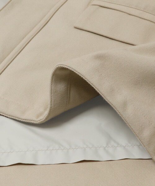 URBAN RESEARCH DOORS(アーバンリサーチドアーズ)の「STILL BY HAND ライナー付きショートブルゾン(ブルゾン・メンズ・BLACK/BEIGE・46/48)」の14枚目の写真