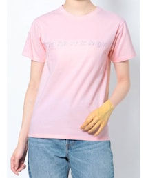 jouetie | ラインストーンロゴフィット Tシャツ(Tシャツ/カットソー)