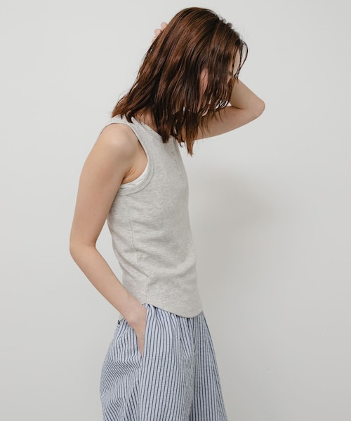 SENSE OF PLACE by URBAN RESEARCH(センスオブプレイスバイアーバンリサーチ)の「2WAYヘンリータンクトップ(タンクトップ・レディース・OFF WHITE/BLACK/L.GRAY・One)」の19枚目の写真