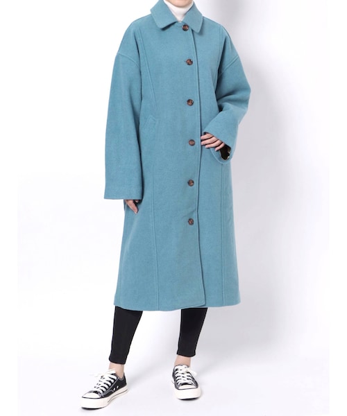 jouetie（ジュエティ）の「【WEB限定】ステンカラーコート（ステンカラーコート・レディース・ミックス/アイボリー/ブルー/グレー/ブラック・M）」の5枚目の写真