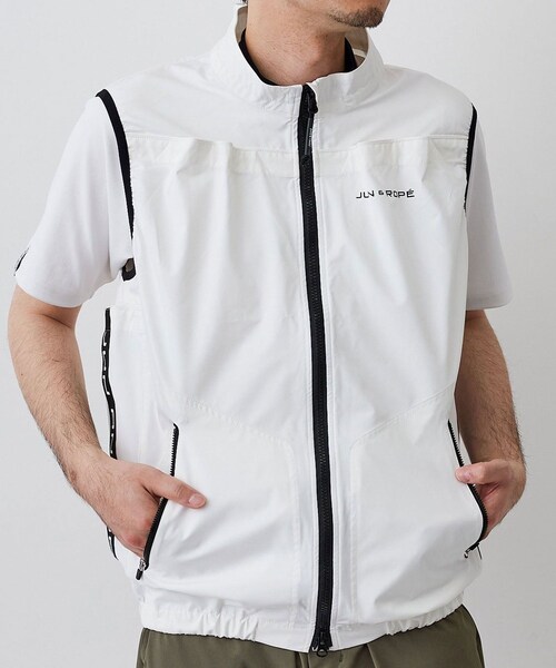 ROPE'(ロペ)の「ファン付きベスト/UV・ユニセックス(その他アウター・レディース・ブラック/ホワイト・L/M/S/XL)」の7枚目の写真