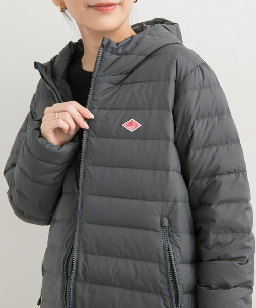 URBAN RESEARCH DOORS（アーバンリサーチドアーズ）の「DANTON　MIDDLE DOWN HOODED COAT（その他アウター・レディース・M.GREY/BLACK/GREIGE・S）」の13枚目の写真