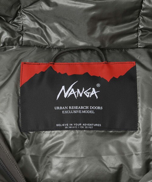 URBAN RESEARCH DOORS（アーバンリサーチドアーズ）の「『別注』NANGA×DOORS　AURORA TEX DOWN PARKA（テーラードジャケット・メンズ・NEO BLACK/MIL STONE/CHESTNUT/DARK BERRY/HOT LAVA・S/M/L/XL/XXL）」の19枚目の写真