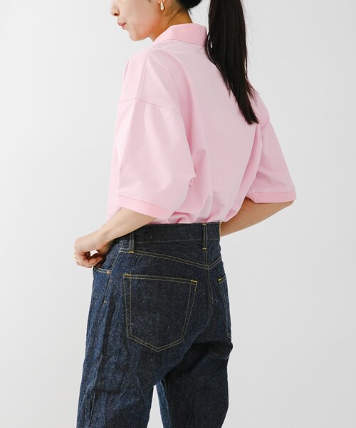 URBAN RESEARCH（アーバンリサーチ）の「DAIWA PIER39　Ws TECH POLO SHIRTS SHORT-SLEEVE（ポロシャツ・レディース・LT.PINK/BLACK/YELLOW/WHITE/WH×NY BD・FREE）」の16枚目の写真