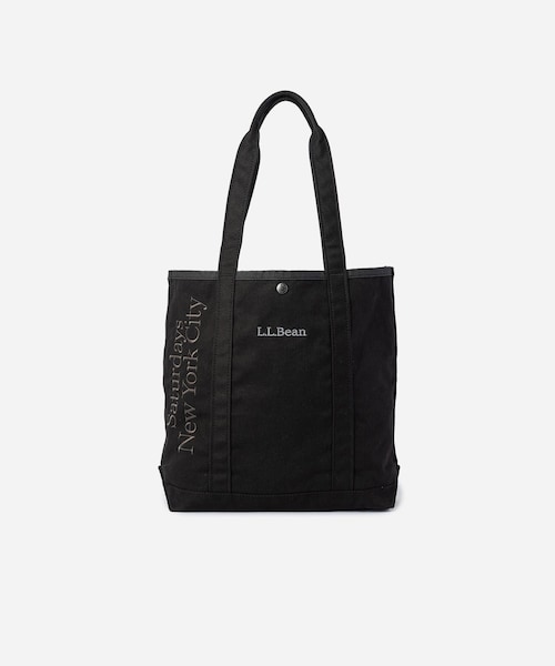 Saturdays NYC(サタデーズ ニューヨークシティ )の「L.L.Bean x Saturdays NYC Grocery Tote(トートバッグ・レディース・ブラック/チャコール/ベージュ・F)」の4枚目の写真
