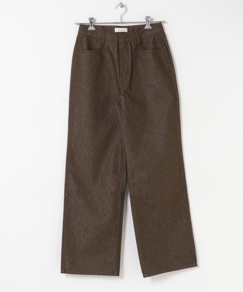 URBAN RESEARCH（アーバンリサーチ）の「AMOMENTO　COLOR INDIGO DENIM（デニムパンツ・レディース・BROWN・0/1）」の9枚目の写真